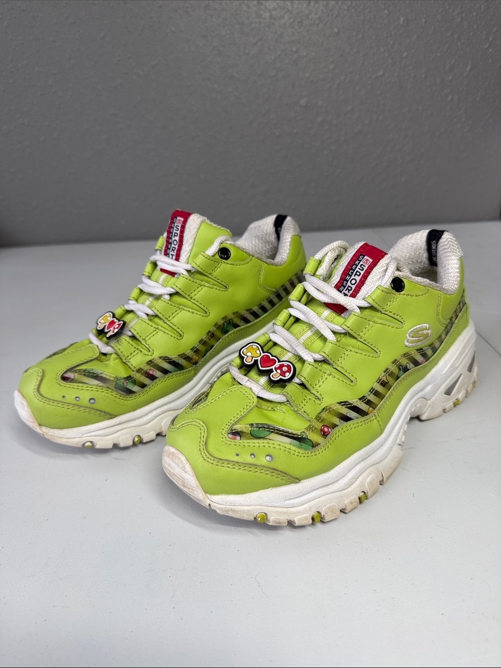 Skechers Line Friends Leonard Green Frog Sneakers